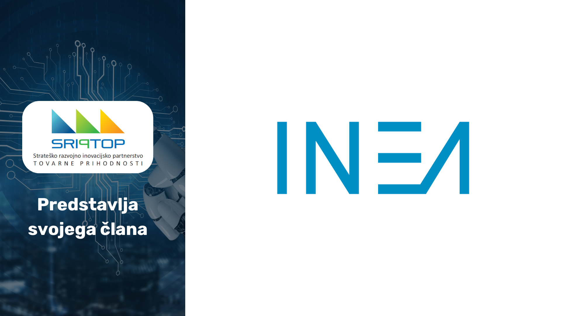 Srip SRIP ToP Predstavlja svojega člana: INEA – Odkrivanje Moči Inovacij in ...